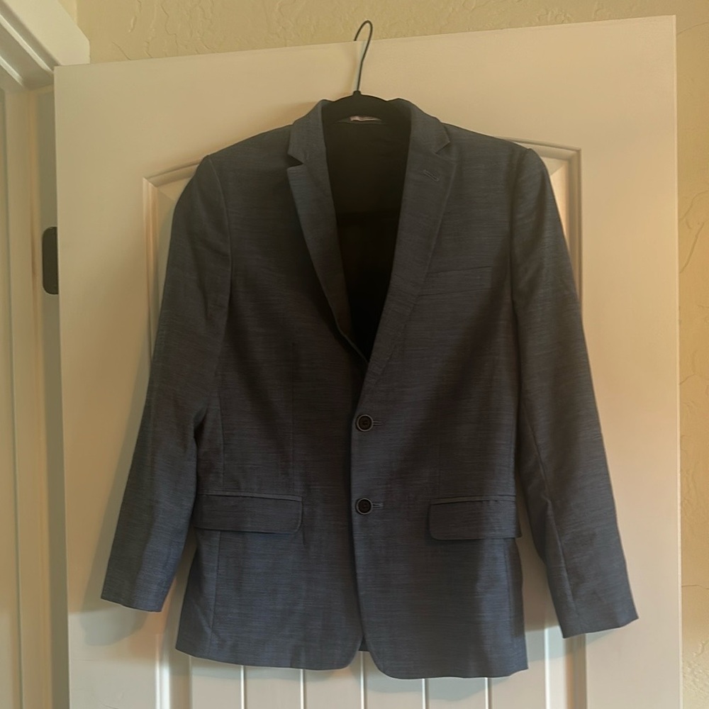 Calvin Klein Blue Sport Coat Classic Cut